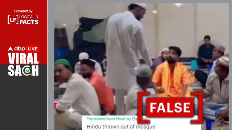 Video of Hindu Man Being Thrashed, Forced Out Of Mosque Is Scripted Fact Check: Video of Hindu Man Being Thrashed, Forced Out Of Mosque Is Scripted
