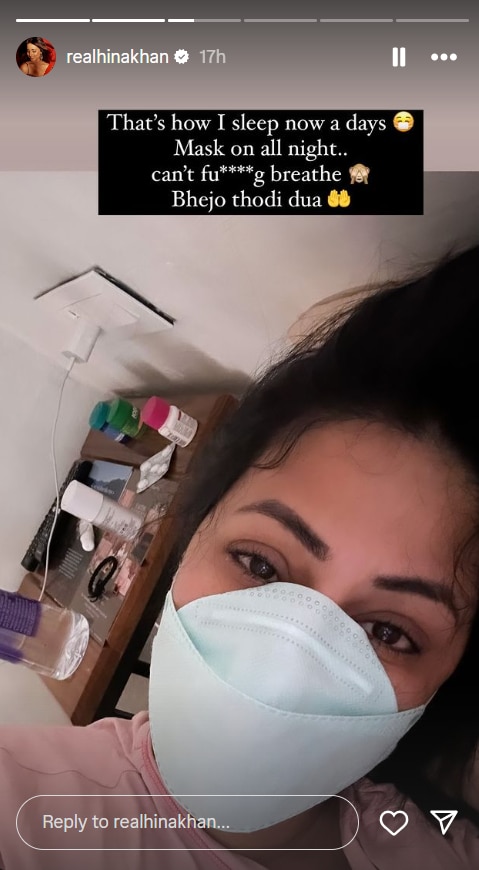 Hina Khan falls sick