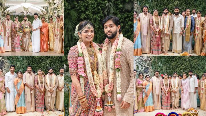 Aishwarya Shankar Marriage Photos: இந்திய திரையுலகின் பிரமாண்ட இயக்குநர் ஷங்கரின் மகள் ஐஸ்வர்யா ஷங்கர் - தருண் கார்த்திகேயன் திருமணம் இன்று காலை இனிதே நடைபெற்றது.