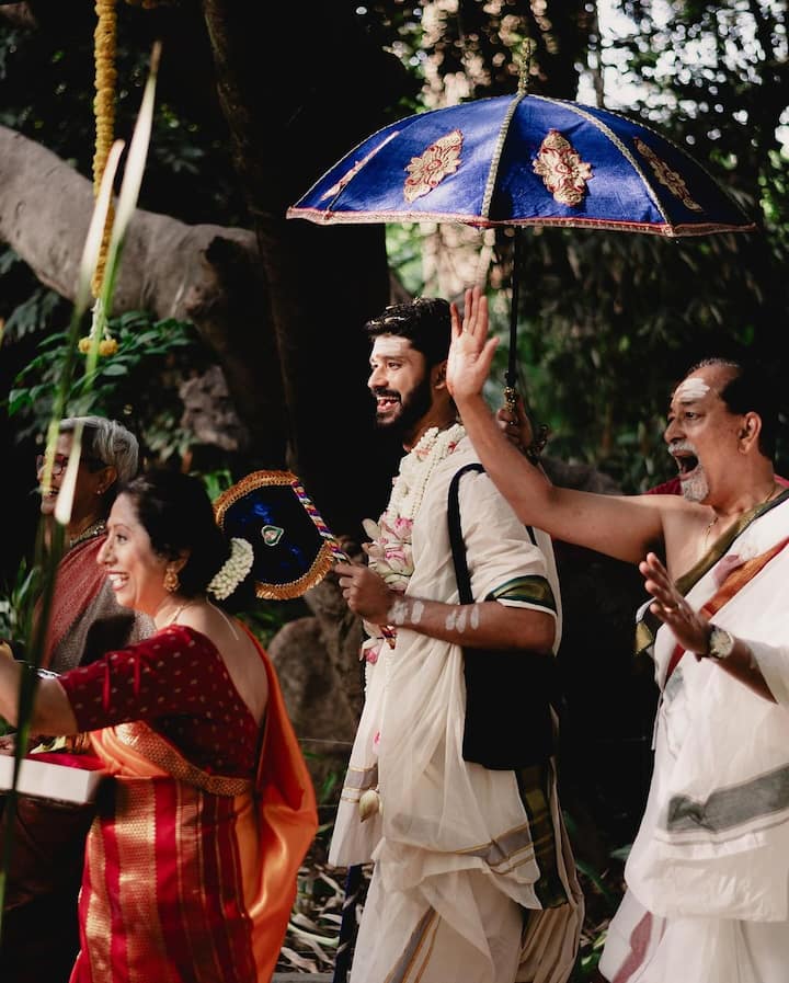 అపూర్వ శ్రీనివాసన్, శ్రేయాస్ శివకుమార్ పెళ్లి ఫోటోలు (Image Courtesy: apoorva_srinivasan / Instagram)