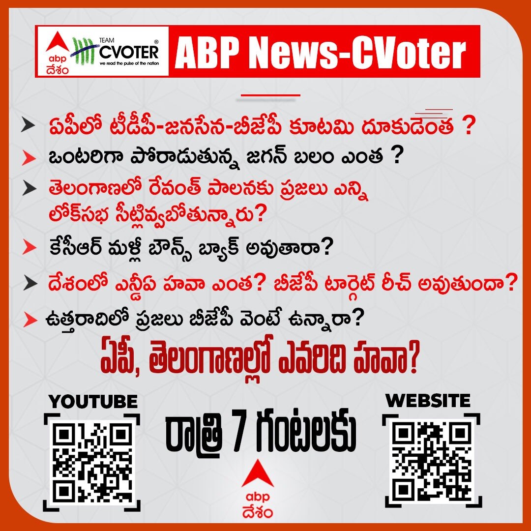 ABP-CVoter Opinion Poll: తమిళనాడులో I.N.D.I.A కూటమి క్లీన్ స్వీప్ - లోక్‌సభలో 3వ అతిపెద్ద పార్టీగా DMK!