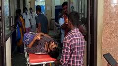 நீதிமன்ற மாடியில் இருந்து குதித்து தற்கொலை முயற்சி செய்த கொலை குற்றவாளி - திண்டுக்கல்லில் பரபரப்பு