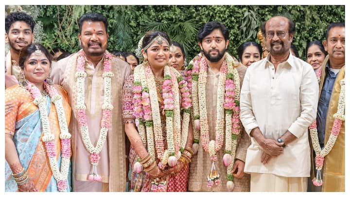 Director S Shankar's daughter Aishwarya recently tied the knot with Tarun Karthikeyan in Chennai. The wedding was attended by celebs from Tamil film industry.