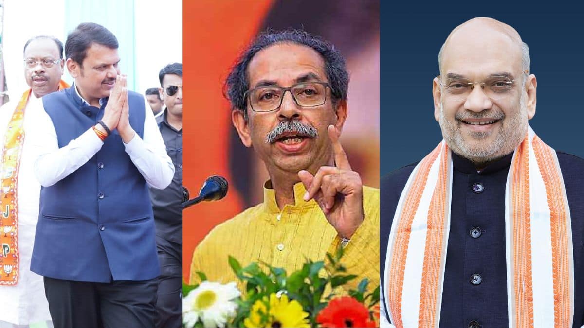 Uddhav Thackeray criticised Amit Shah over party split, calls Devendra  Fadnavis 'chelechpate' Maharashtra Politics Marathi News | Uddhav Thackeray  on Amit Shah : पक्ष फोडाफोडीवरुन उद्धव ठाकरेंचा अमित शाहांना टोला, देवेंद्र  फडणवीसांचा 'चेलेचपाटे' म्हणून उल्लेख