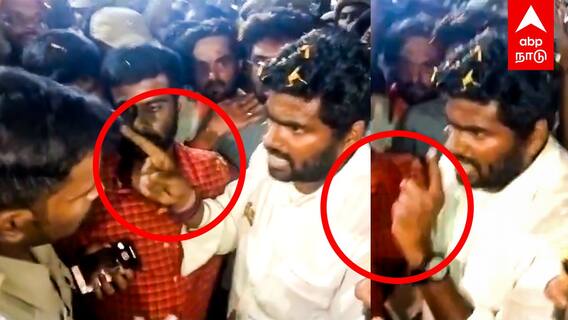 Annamalai : ”கையெடுத்து தான கும்பிட்டேன்”போலீசாருடன் அ.மலை வாக்குவாதம்..தேர்தல் விதிகளை மீறினாரா?