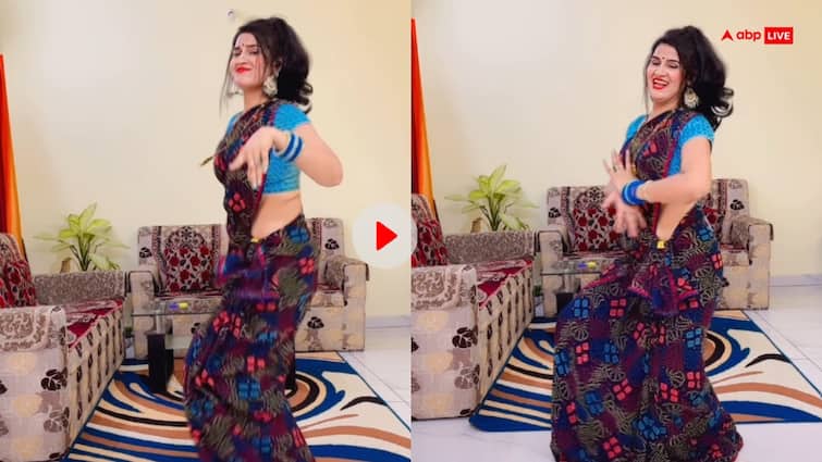 Bhabhi dance video on dilbar dilbar song in absence of husband goes viral Dance Video: घर में नहीं थे भैया, भाभी ने 'दिलबर दिलबर' गाने पर खूब लगाए ठुमके, वीडियो वायरल