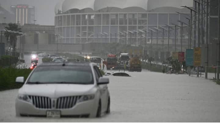 flooding and water was ankle-deep in UAE.(Image source: Getty)