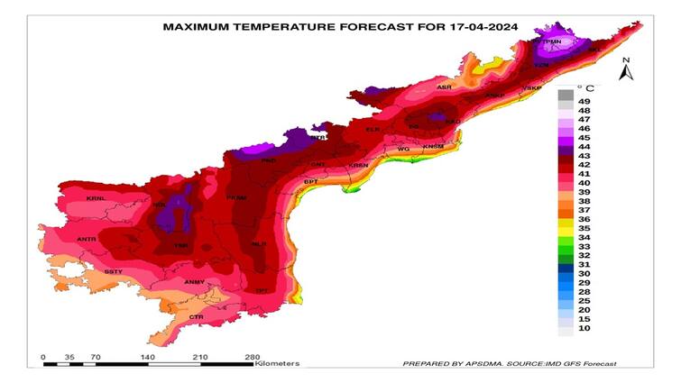 AP Disaster management warns people over very severe heat waves in 175 mandals AP Weather: ఉడికిపోతున్న ఆంధ్రా! 175 చోట్ల తీవ్ర వడగాల్పులు, 213 మండలాల్లోనూ - విపత్తుల సంస్థ వార్నింగ్