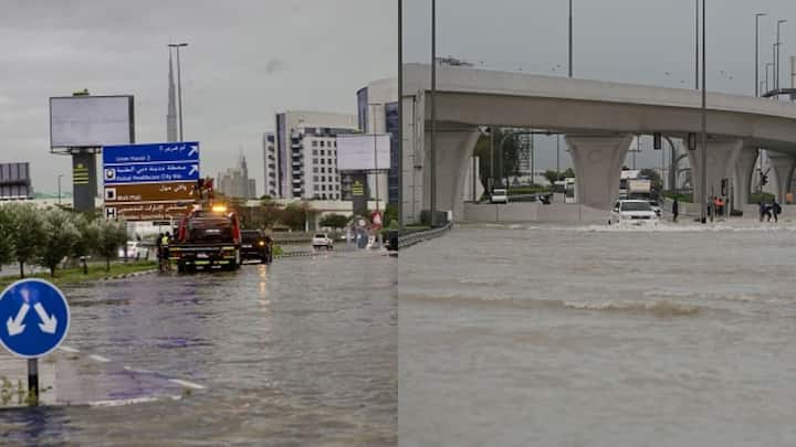 Rain in Dubai and across the United Arab Emirates led to widespread flooding, disrupting daily life in the region's financial hub.