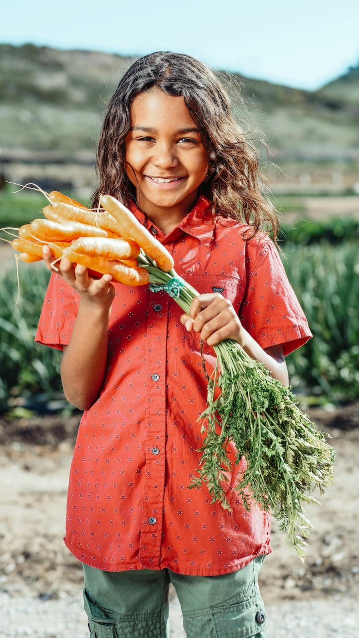 Freshness and Health: While gardening, children are outside under the open sky, where they get the opportunity to come in contact with fresh air.  (Photo credit: Pexel.com)