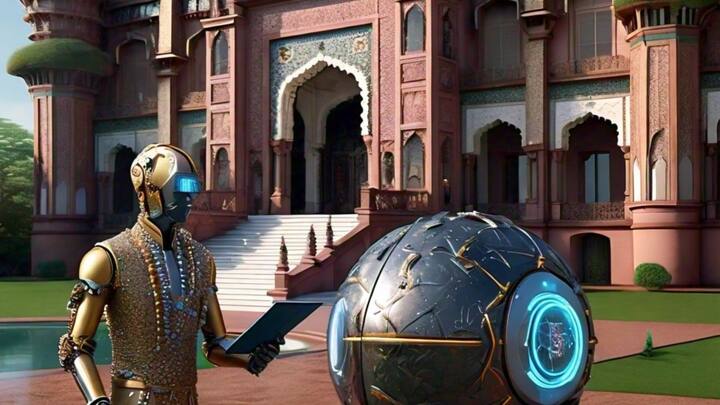 आज आप देखिए कि एआई किस तरीके से तस्वीरों को बनाता है. हमने एआई को आज के दौर में मुगल कैसे रहते, ऐसी तस्वीर बनाने के लिए कहा था. देखिए एआई ने कुछ ऐसी तस्वीरें बनाई है.