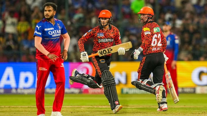 RCB vs SRH IPL 2024: Here's a look at the records broken during the Royal Challengers Bengaluru vs Sunrisers Hyderabad match of the IPL 2024.