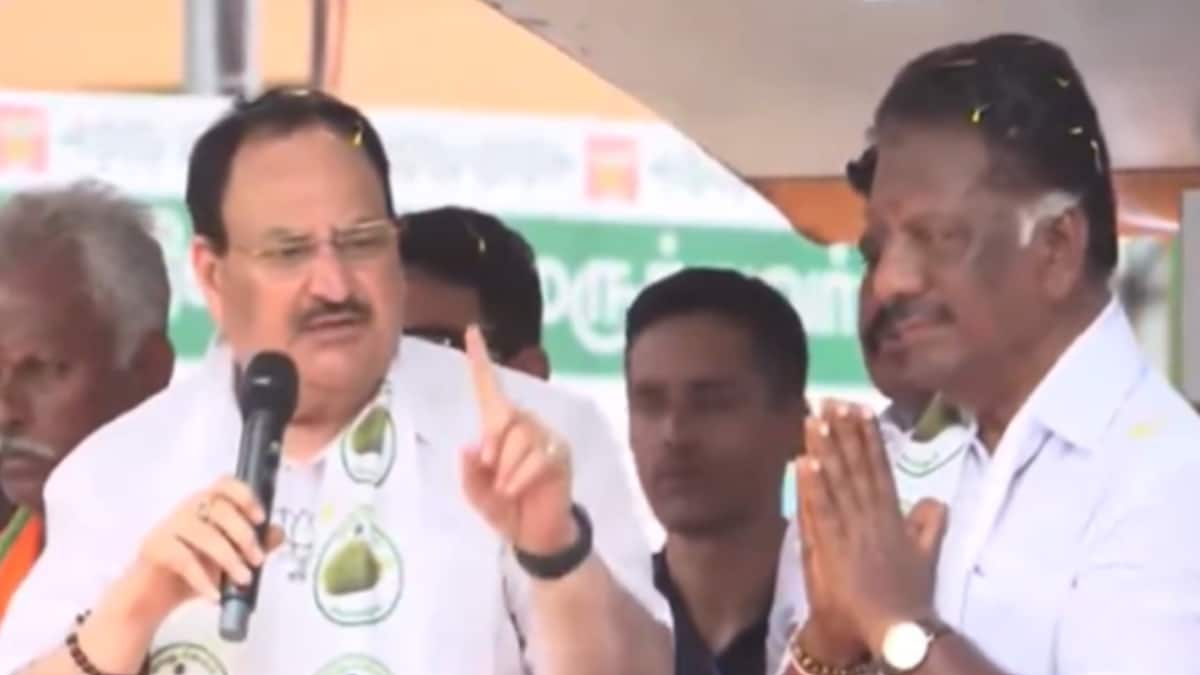 PM Modi Needs Leader Like OPS In Delhi: Nadda Campaigns In Support Of Ex-CM In TN's Ramanathapuram