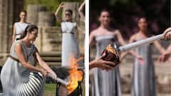 గ్రీస్ లో వెలిగిన ఒలింపిక్ జ్యోతి, సంప్రదాయం ప్రకారం కార్యక్రమం