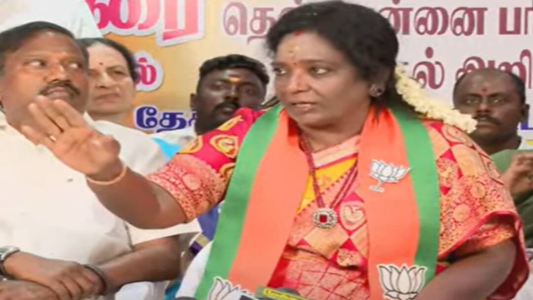 #அக்கா 1825 என்ற தலைப்பில் வாக்குறுதிகள் - தென் சென்னைக்கான தேர்தல் அறிக்கையை வெளியிட்ட தமிழிசை!