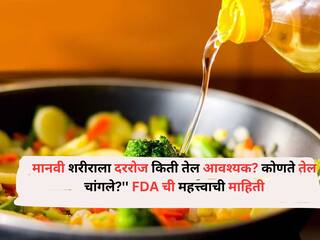 Health : ''तळलेले पदार्थ आवडतात ना? इथे लक्ष द्या.. मानवी शरीराला दररोज किती तेल आवश्यक? FDA ची महत्त्वाची माहिती