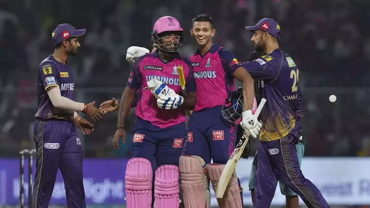 Rajasthan Royals Kolkata Knight Riders RR vs KKR Playing XI IPL 2024 Latest Sports News राजस्थान रॉयल्स को हराकर टॉप पर पहुंचना चाहेगी KKR, ऐसी हो सकती है दोनों टीमों की प्लेइंग 11