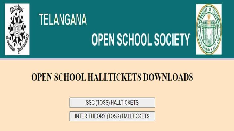 Telangana Open School Society has released ssc and inter exam halltickets download now TOSS: తెలంగాణ ఓపెన్ స్కూల్ టెన్త్, ఇంటర్ పరీక్షల హాల్‌టికెట్లు విడుదల, టైమ్‌టేబుల్ ఇలా