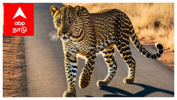 Mayiladuthurai Siruthai leopard spotted in Mayiladuthurai is now in Thanjavur Mayiladuthurai Leopard: 15 நாட்களாக சிக்காமல் போக்குகாட்டும் சிறுத்தை: தற்போது எங்கே உள்ளது?