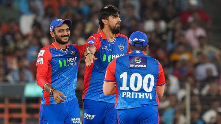 They were right on the money from the word go. Ishant Sharma provided them with early breakthroughs while Sumit Kumar affected a brilliant out to put GT on the backfoot. (Image Source: PTI)