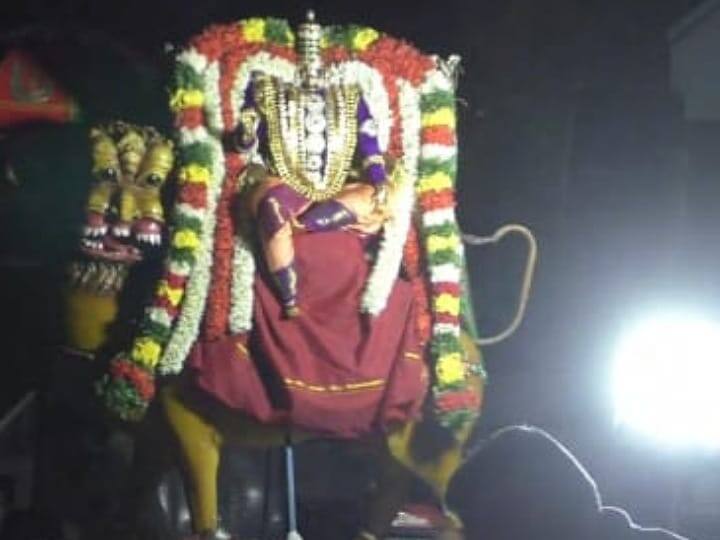 Karur Abhaya Pradhana Renganatha Swamy  Second Day Triveethi Ula in Lion Chariot - TNN கரூர்  அபய பிரதான ரெங்கநாத சுவாமி  இரண்டாம் நாள் சிம்ம வாகனத்தில் திருவீதி உலா