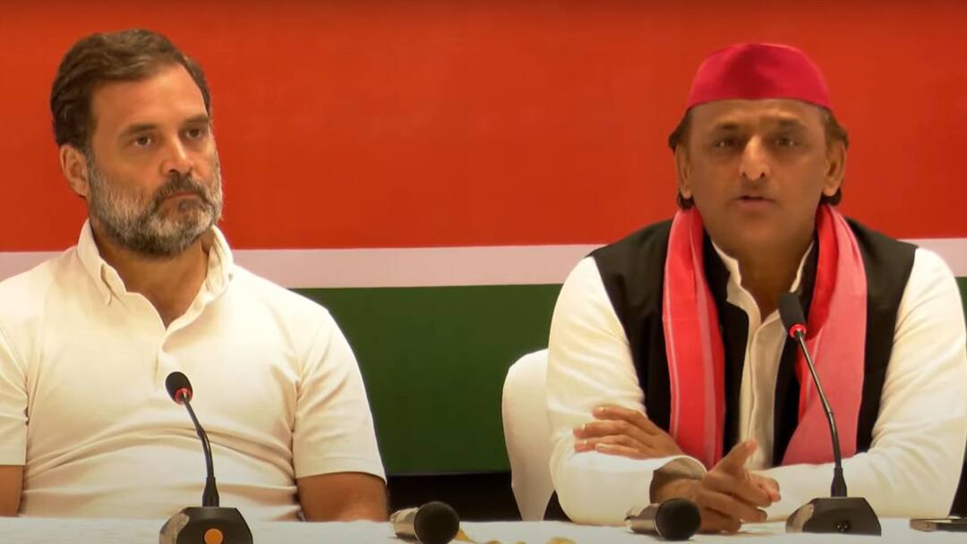 Lok Sabha Election 2024: अखिलेश यादव बोले- गाजियाबाद से गाजीपुर तक बीजेपी को हराएंगे, उनके वादे झूठे up lok sabha election 2024 congress and samajwadi press conference akhilesh yadav rahul gandhi Lok Sabha Election 2024: अखिलेश यादव बोले- गाजियाबाद से गाजीपुर तक बीजेपी को हराएंगे, उनके वादे झूठे