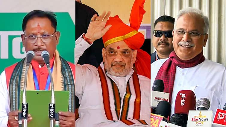 Chhattisgarh Naxal Encounter political game BJP congress Vishnu Deo Sai Chhattisgarh's Biggest Naxal Encounter Sparks Credit War As BJP, Congress Vie For Recognition