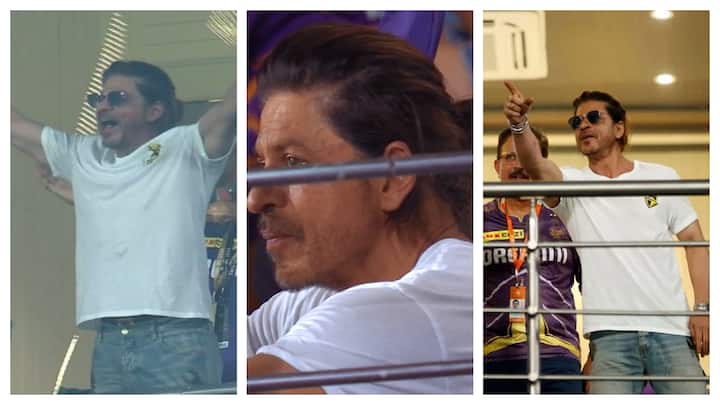 Shah Rukh Khan was seen teary-eyed after his team Kolkata Knight Riders's (KKR) defeat against Rajasthan Royals (RR) in IPL on Tuesday.
