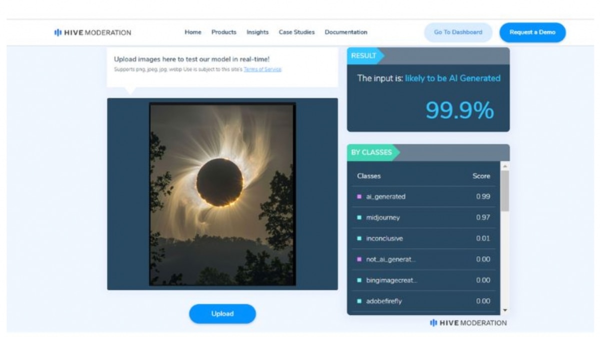 Fact Check: The 'Best Shot' Of April 8 Total Solar Eclipse Was A Fake, AI-Generated Image