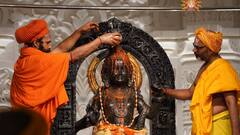 Ayodhya: अयोध्या राम मंदिर में पहली रामनवमी, दूध से स्नान, रामलला का भव्य अद्भुत श्रृंगार, देखें- तस्वीरें