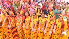चित्तौड़गढ़ में 51 हजार महिलाओं ने मिल कर रचा इतिहास, एक साथ लगाई मतदान की मेहंदी, देखें तस्वीरें