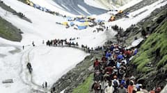 Amarnath Yatra Suspended From Jammu Amid Heavy Rainfall Alert