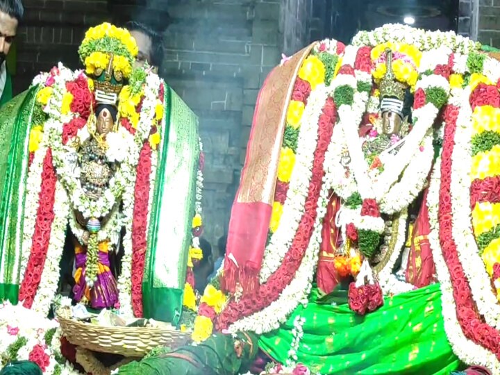 திருக்கடையூரில் அபிராமி சமேத ஸ்ரீ அமிர்தகடேஸ்வரர் திருக்கல்யாண வைபவம் கோலாகலம்