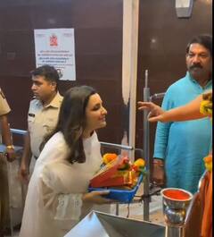 Parineeti Chopra Seeks Blessings At Siddhivinayak Temple Amid Success Of Amar Singh Chamkila - Pics
