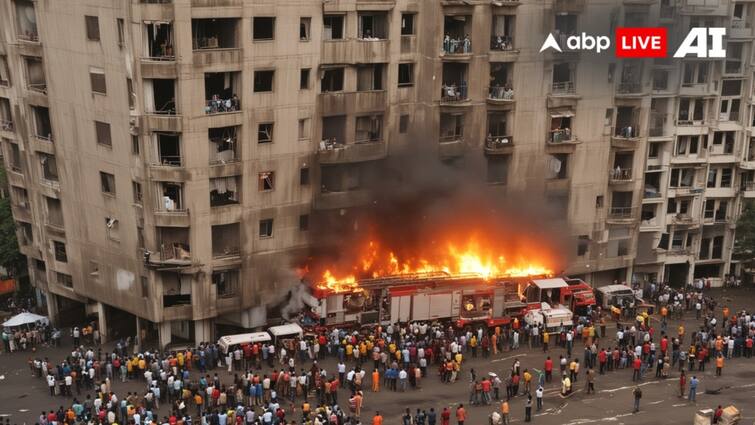 Mumbai Fire News in meter cabin of eight-storey building 14 people got injured Mumbai Fire News: मुबंई में बड़ा हादसा, आठ मंजिला इमारत के मीटर केबिन में लगी आग, 14 लोग झुलसे