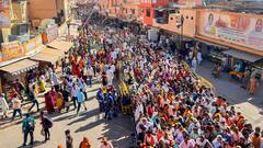 राम नवमी पर रामलला का भव्य 'सूर्य तिलक, राम मंदिर में उमड़ा आस्था का सैलाब