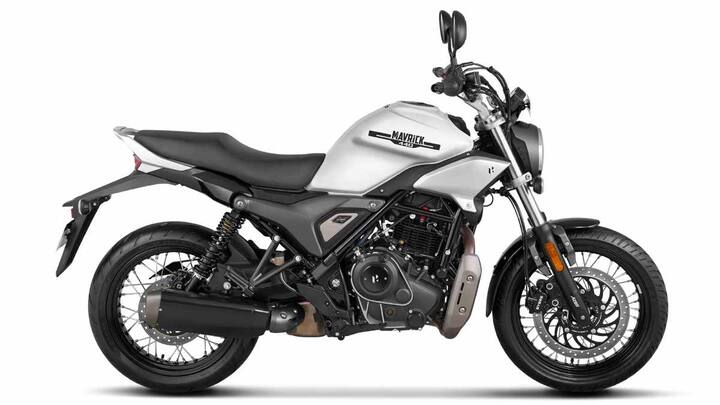 मावरिक 440 का बेस वेरिएंट आर्कटिक व्हाइट कलर में दिया गया है. इसकी एक्स-शोरूम प्राइस 1.99 लाख रुपये है. इस बाइक को एलईडी लाइट के साथ डिजाइन किया गया है. साथ ही ब्लूटूथ कनेक्टिविटी के साथ में नेगेटिव एलसीडी क्लस्टर भी लगा है.