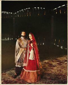 Kriti Sanon Posts Pics With Ranveer Singh From Manish Malhotra's Namo Ghat Show In Varanasi