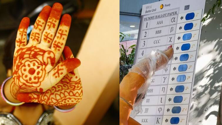 mehndi design Can't you vote if you put henna What did the Election Commission said details Lok Sabha Election 2024: மருதாணி வைத்தால் வாக்களிக்க முடியாதா? தேர்தல் ஆணையம் சொன்னது என்ன?