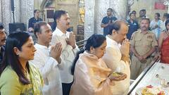Ajit Pawar And Sunetra Pawar : सुनेत्रा पवार, अजित पवार दगडूशेठ हलवाई गणपती चरणी नतमस्तक