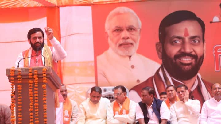 Nayab Singh Saini Haryana CM Attack on Congress in Prithla Faridabad BJP Krishan Pal Gurjar Haryana Lok Sabha Elections Haryana Lok Sabha Elections: 'बड़बोले कांग्रेस नेताओं की बोलती बंद होगी', CM सैनी की चुनावी हुंकार
