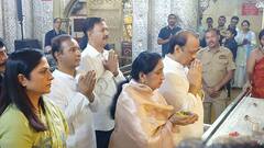 Ajit Pawar And Sunetra Pawar : सुनेत्रा पवार, अजित पवार दगडूशेठ हलवाई गणपती चरणी नतमस्तक