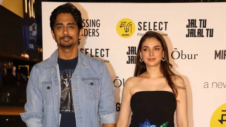 Siddharth and Aditi Rao Hydari: నిశ్చితార్థం తర్వాత తొలిసారి జంటగా హీరో సిద్ధార్థ్‌, అదితిలు మీడియా ముందుకు వచ్చారు. ఓ ఈవెంట్‌కు హాజరైన వారు రెడ్‌ కార్పెట్‌పై జంటగా ఫోటోలకు ఫోజులు ఇచ్చారు.