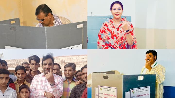 Rajasthan Lok Sabha Election: राजस्थान में लोकसभा चुनाव के लिए पहले चरण में प्रदेश की 12 सीटों पर वोटिंग हो रही है. ऐसे में CM भजनलाल शर्मा, दीया कुमारी और नेता प्रतिपक्ष टीकाराम जूली ने मतदान किया.