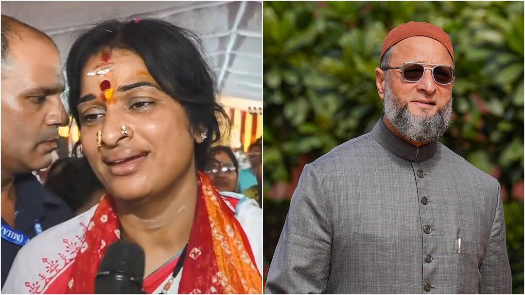 Hyderabad BJP Candidate Madhavi Latha Accuses Owaisi Of 'Editing' Viral Ram Navami Video After Backlash Lok Sabha Election 2024 Hyderabad BJP Candidate Madhavi Latha Accuses Owaisi Of Editing Viral Ram Navami Video Hyderabad BJP Candidate Madhavi Latha Accuses Owaisi Of 'Editing' Viral Ram Navami Video After Backlash