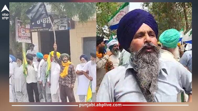 In Majitha Constituency, BJP candidate Taranjit Sandhu was protested by farmers, black flags were shown Punjab News: ਮਜੀਠਾ ਹਲਕੇ ਦੇ ਵਿੱਚ BJP ਉਮੀਦਵਾਰ ਤਰਨ ਜੀਤ ਸੰਧੂ ਦਾ ਕਿਸਾਨਾਂ ਵੱਲੋਂ ਵਿਰੋਧ, ਦਿਖਾਈਆਂ ਕਾਲੀਆਂ ਝੰਡੀਆਂ  