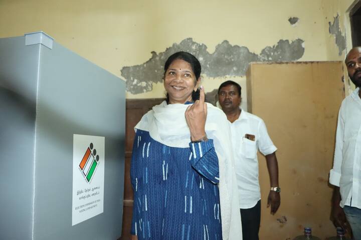Several political party leaders and celebrities cast their vote in their respective constituencies for LS polls (Credit: Special Arrangement)