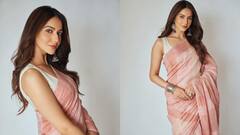 Rakul Preet Singh : சேலையில் சிலை போல் ஜொலிக்கும் நடிகை ரகுல் ப்ரீத் சிங்!