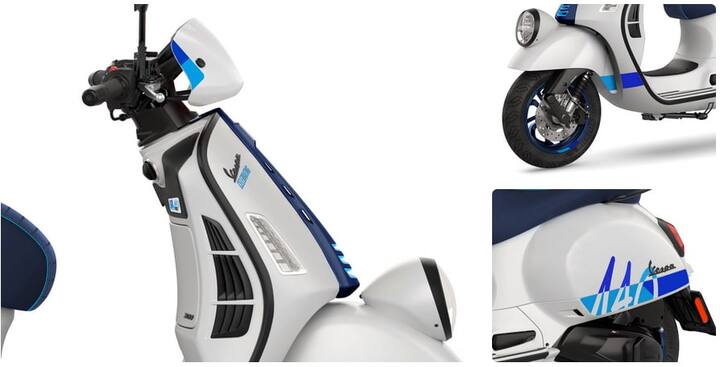 ਵੇਸਪਾ ਦੇ ਇਸ ਸਪੈਸ਼ਲ ਐਡੀਸ਼ਨ ਵਿੱਚ ਵਿਲੱਖਣ ਬਾਡੀ ਗ੍ਰਾਫਿਕਸ ਹਨ ਜੋ ਸਕੂਟਰ ਨੂੰ ਖਾਸ ਬਣਾਉਂਦੇ ਹਨ। ਸਫੈਦ ਪੇਂਟ ਸਕੀਮ ਦੇ ਨਾਲ, ਸਕੂਟਰ ਨੂੰ ਵੱਖਰਾ ਨੀਲਾ ਲਹਿਜ਼ਾ ਦਿੱਤਾ ਗਿਆ ਹੈ ਜੋ ਇਸ ਨੂੰ ਸਪੋਰਟੀ ਅਤੇ ਜਵਾਨ ਦਿੱਖ ਦਿੰਦੇ ਹਨ।