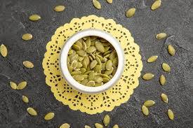 Pumpkin seeds are very beneficial for health.  Pumpkin seeds provide 16 percent of the daily requirement of iron.  Along with this, amino acids, omega 3 fatty acids and essential minerals like zinc and magnesium are also found in abundance.  If pumpkin seeds are eaten every day then weight is controlled.